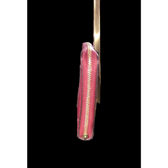 Coach New York red cross grain leather wallet clutch - Picture 7 of 9